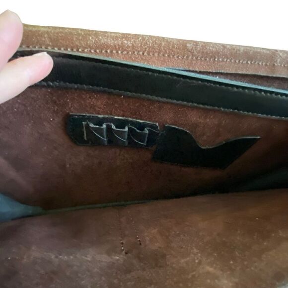 Handmade Mexican Leather Briefcase - Picture 6 of 15